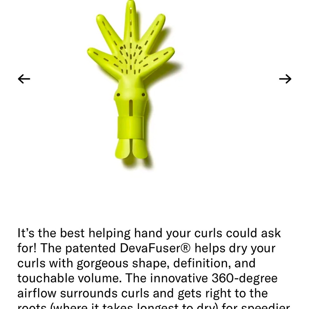 DevaCurl DevaFuser Hair Tool - Green